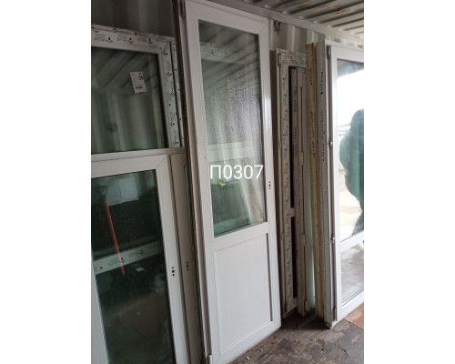 Балконная дверь б/у 2220×700