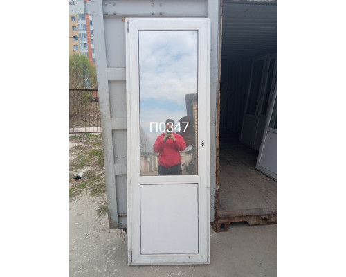 Балконная дверь б/у 2250×770