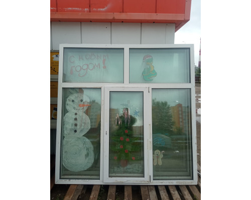 Пластиковое окно б/у 2080×2070