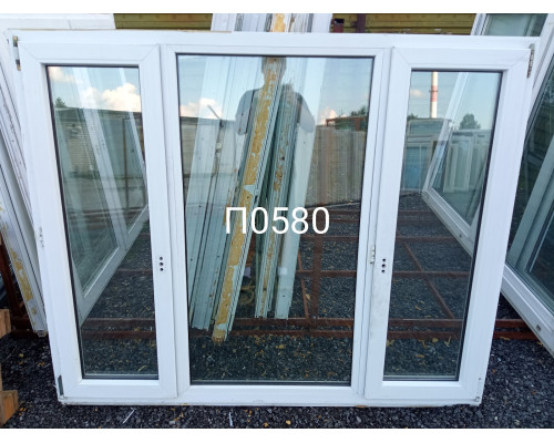 Пластиковое окно б/у 1430×1750