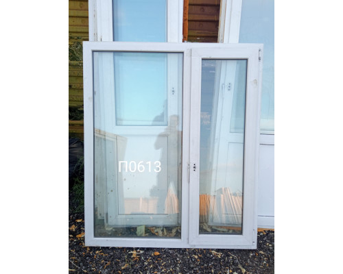 Пластиковое окно б/у 1530×1300
