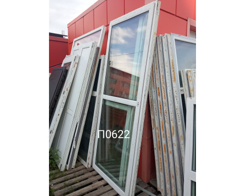 Балконная дверь б/у 2580×1060