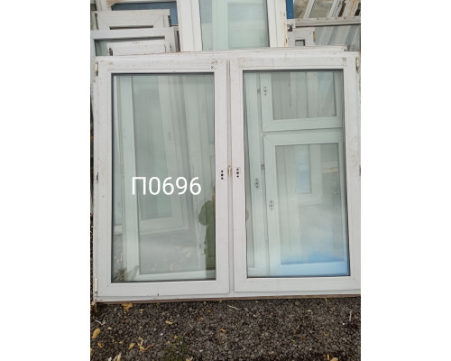 Пластиковое окно б/у 1450×1610
