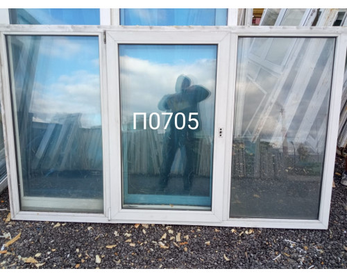 Пластиковое окно б/у 1430×2400