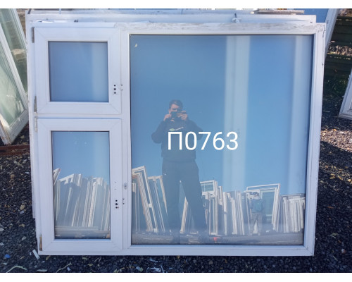 Пластиковое окно б/у 1430×1750