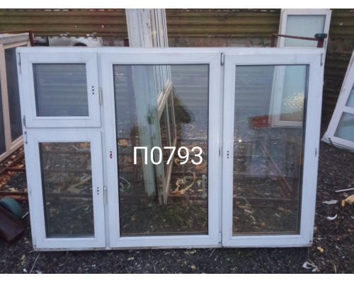 Пластиковое окно б/у 1450×2080