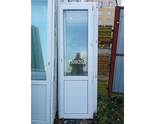 Балконная дверь б/у 2180×690