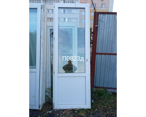 Балконная дверь б/у 2440×850