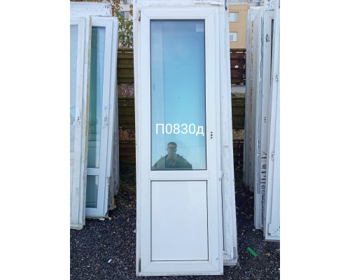 Балконная дверь б/у 2190×690
