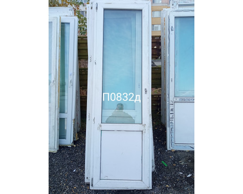 Балконная дверь б/у 2250×700