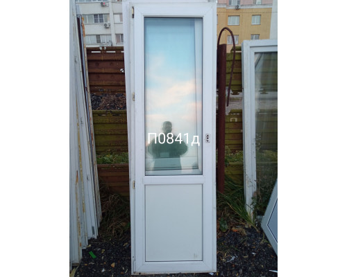 Балконная дверь б/у 2180×690