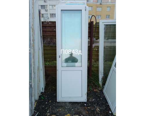 Балконная дверь б/у 2220×700