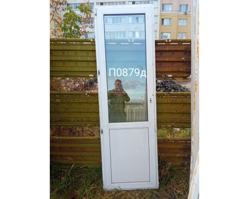 Пластиковая дверь  бу 2230×690