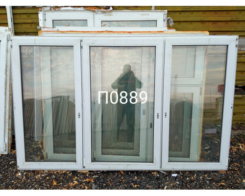 Пластиковое окно б/у 1430×2310