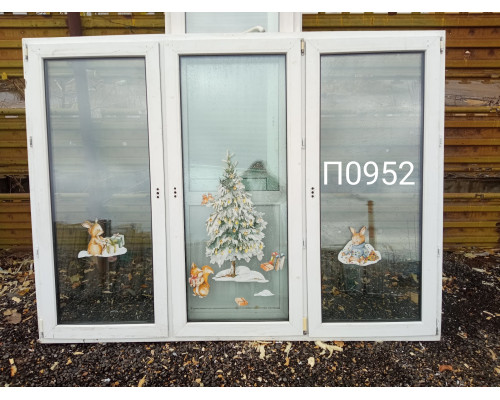 Пластиковое окно б/у 1680×2250